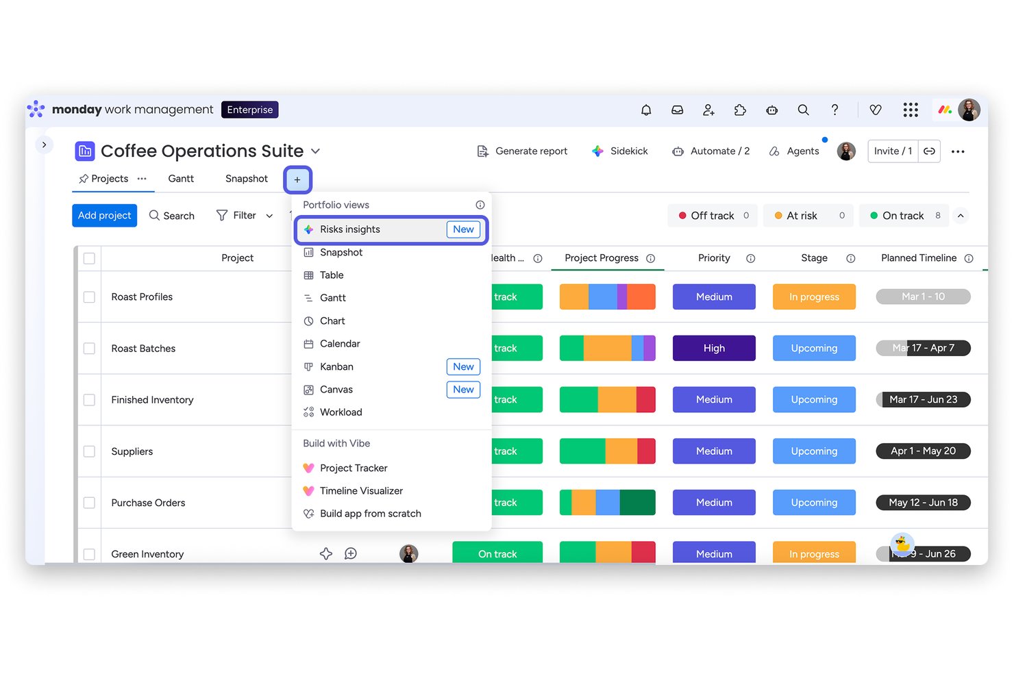 monday AI Workspace screenshot - 10 Best AI Project Risk Management Software Reviewed in 2026
