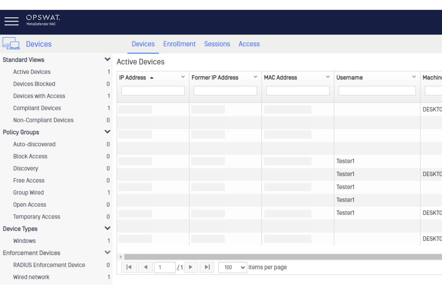 OPSWAT MetaDefender screenshot - I 10 migliori software di controllo accesso alla rete del 2026