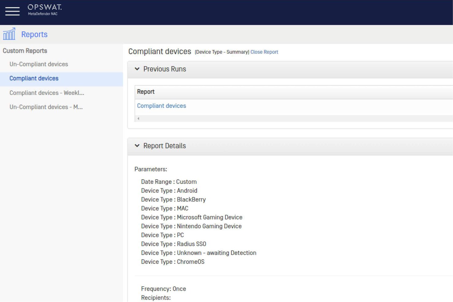 OPSWAT MetaDefender screenshot - 10 meilleurs logiciels de contrôle d’accès au réseau de 2026