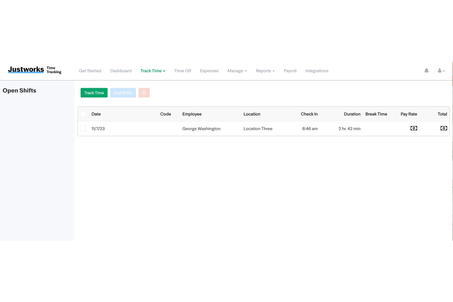 Justworks screenshot - 10 Migliori Software per il Monitoraggio delle Presenze Recensiti per il 2026