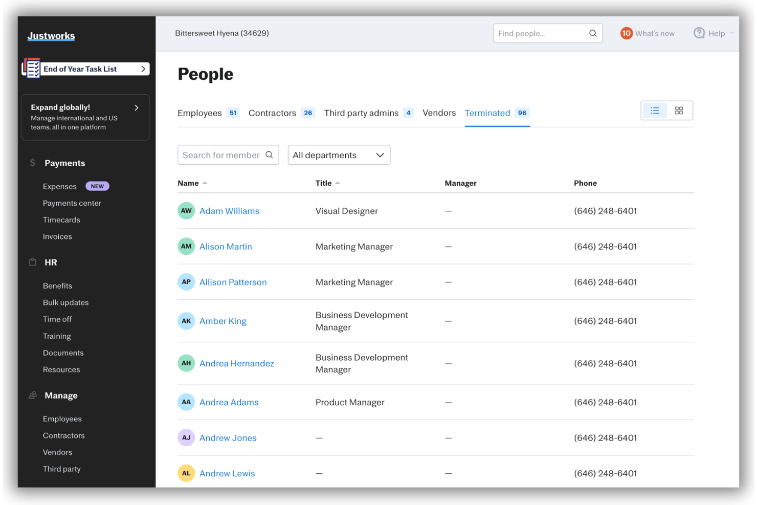 Justworks screenshot - 10 Best Employer of Record in Turkey: Reviewed in 2026