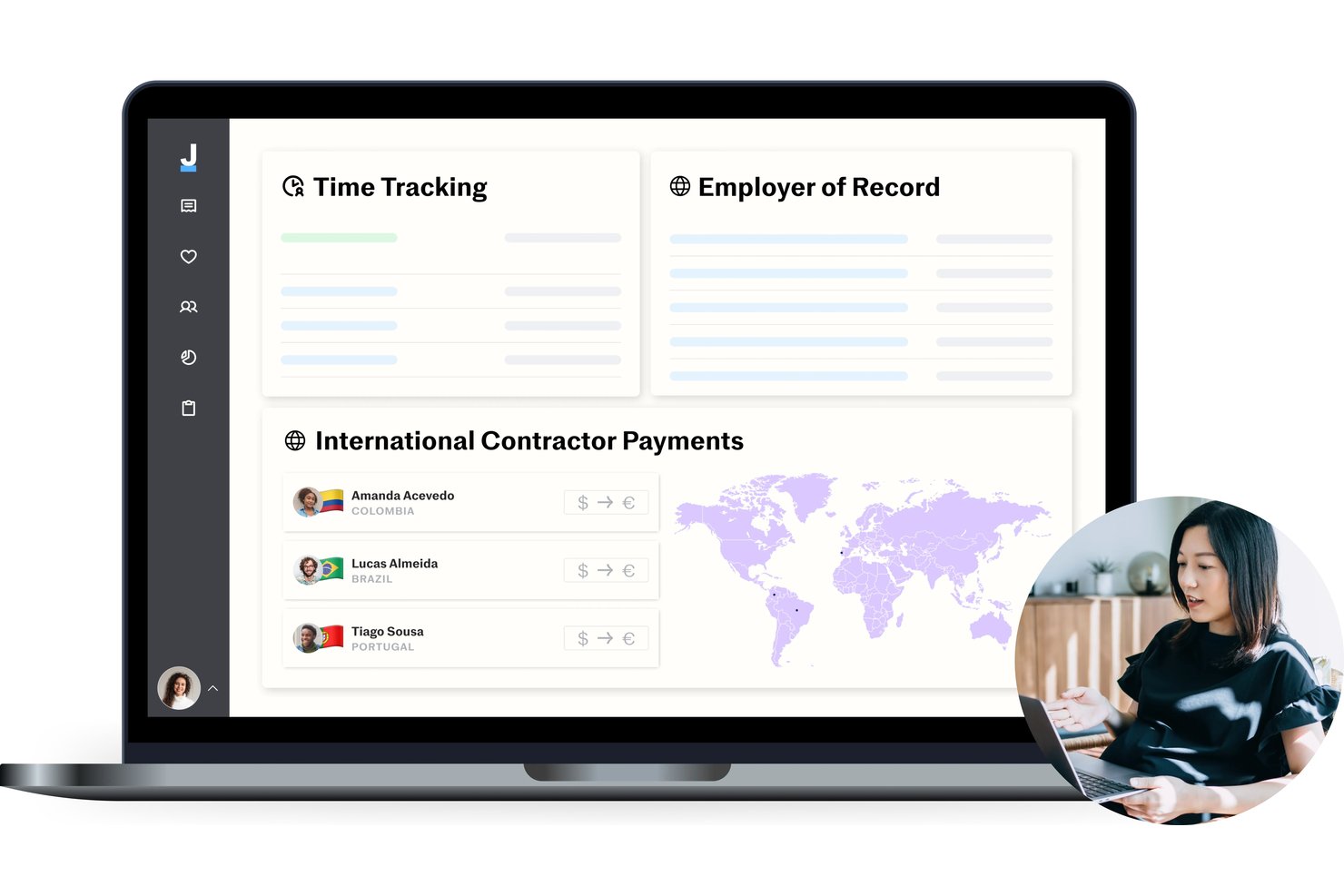 Justworks screenshot - 10 Mejores Servicios de Empleador de Registro en Irlanda en 2026