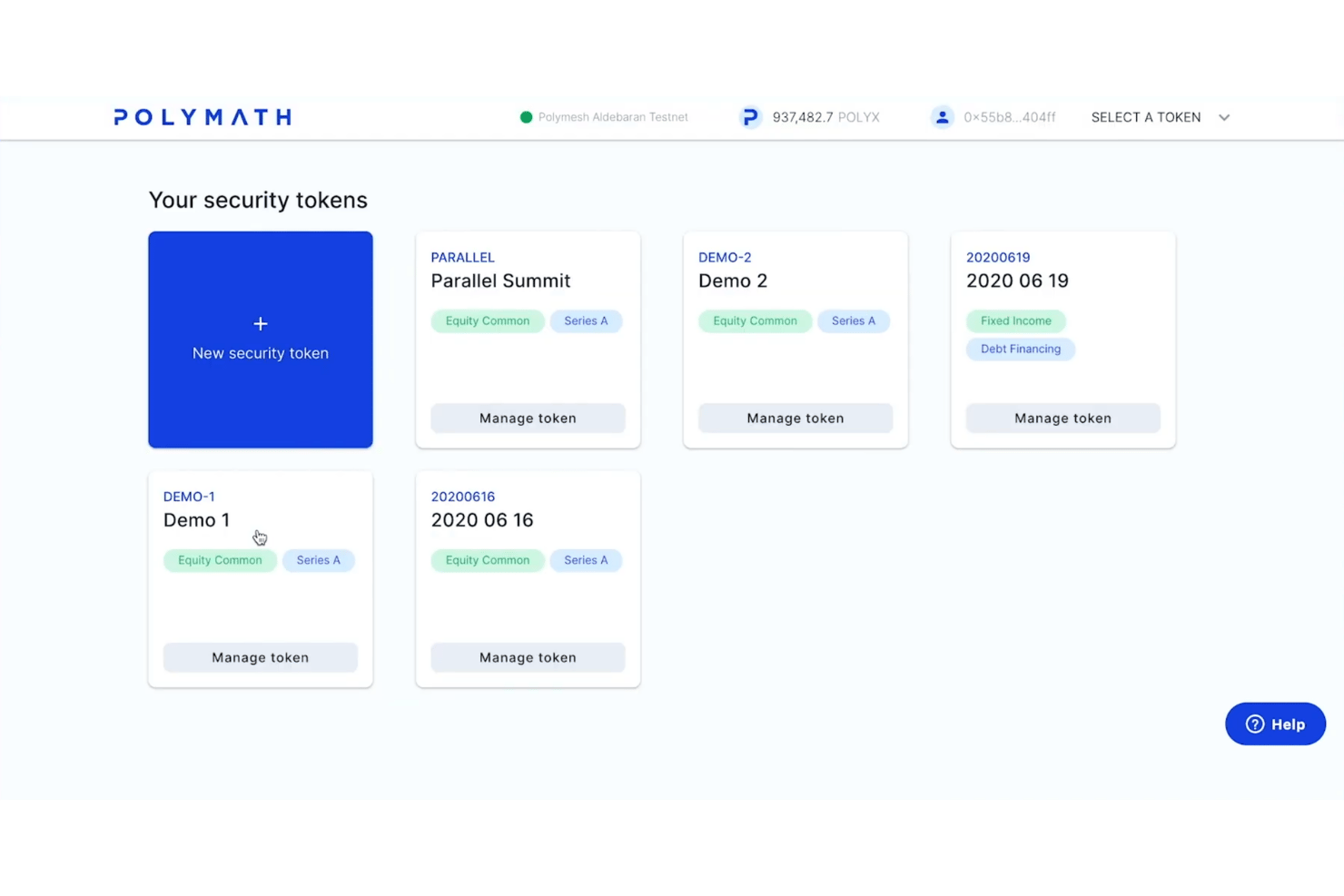 Polymath screenshot - Die 10 besten Tokenisierungsplattformen im Jahr 2026