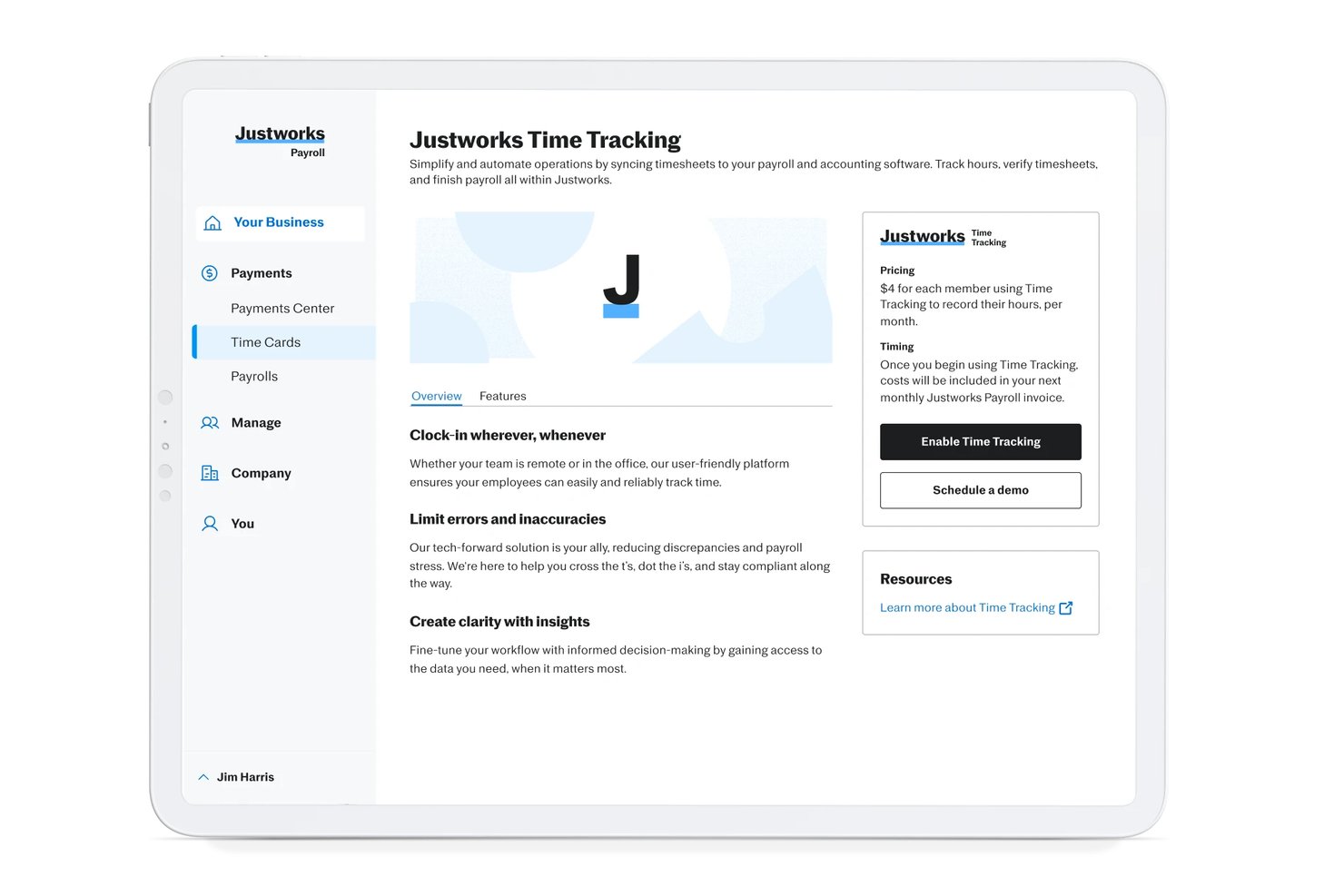 Justworks screenshot - Le 10 migliori EOR per startup tecnologiche nel 2026