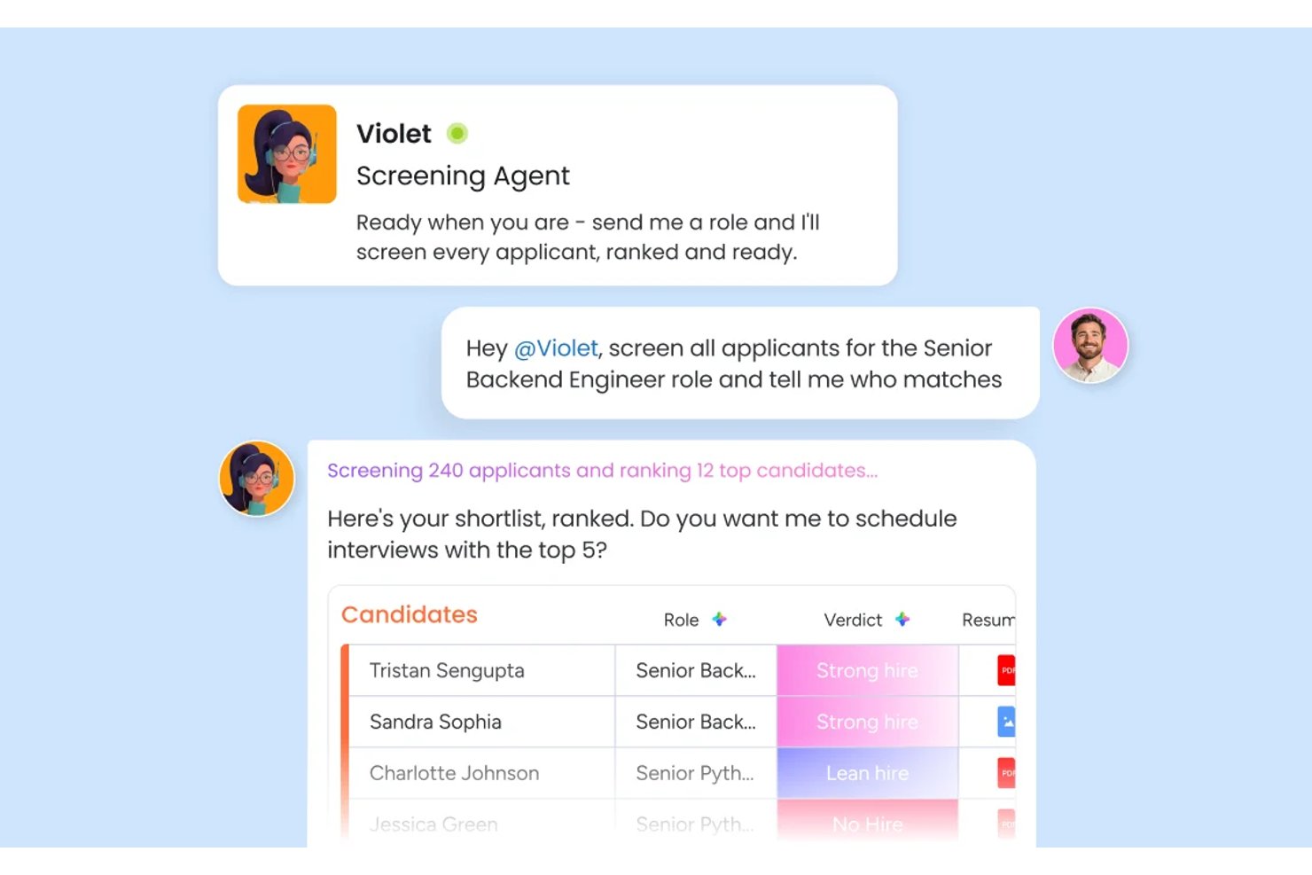 monday AI Workspace screenshot - 10 Best AI Resume Screening Software Reviewed in 2026