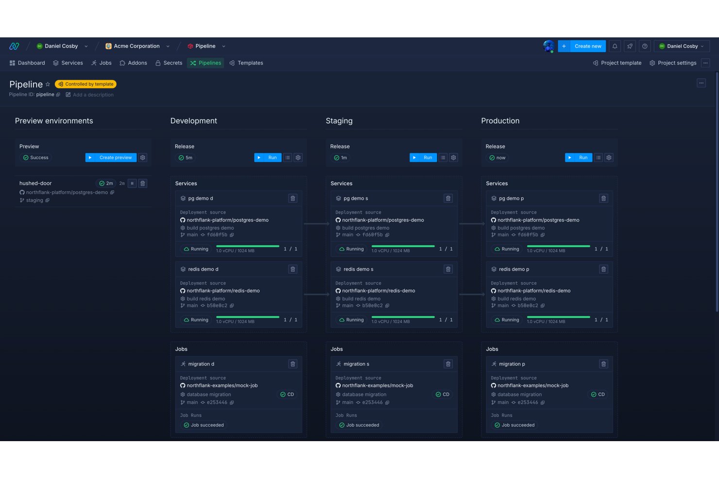 Northflank screenshot - 10 Best Internal Developer Platforms in 2026