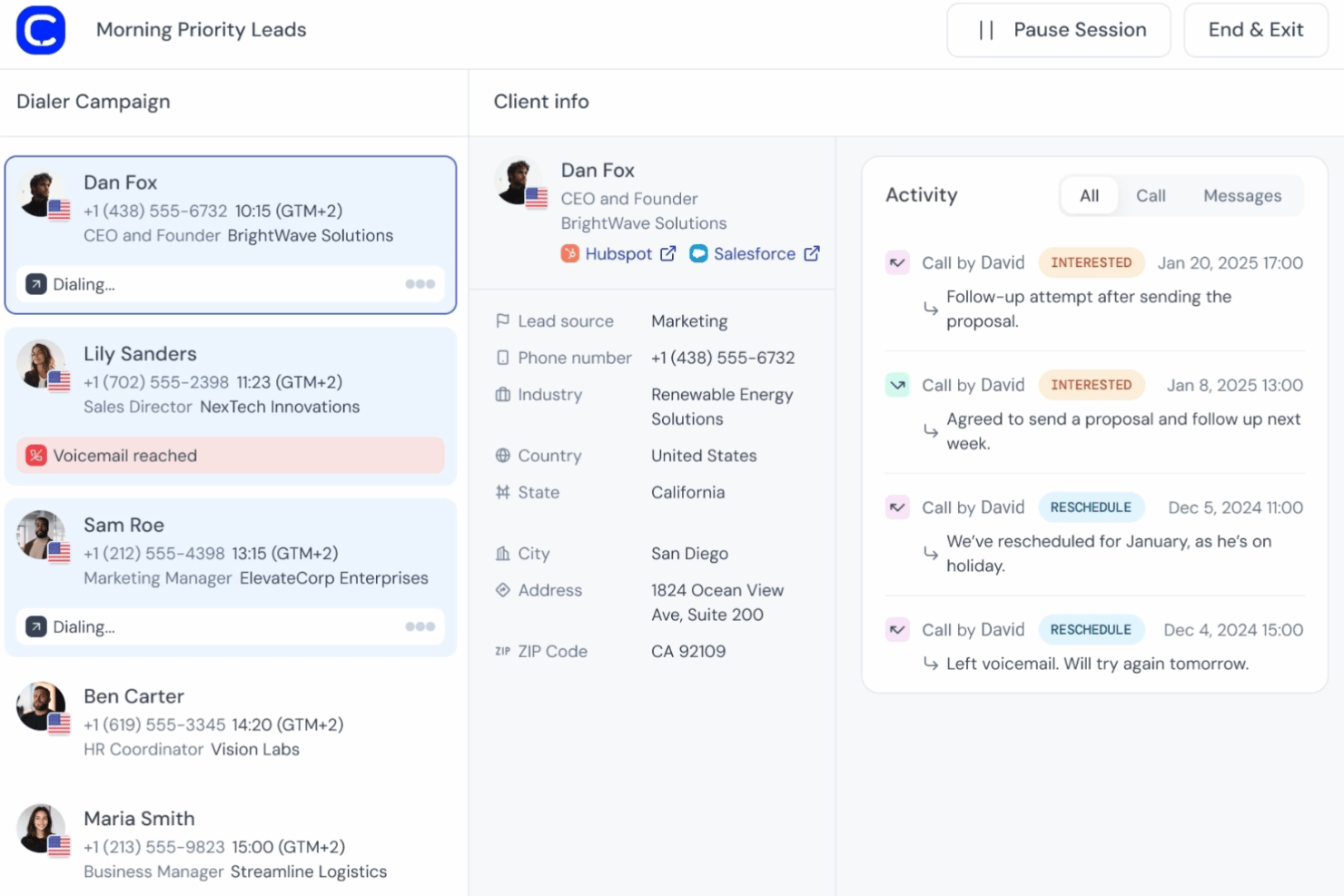 CloudTalk screenshot - 10 Best Cloud VoIP Phone System in 2026