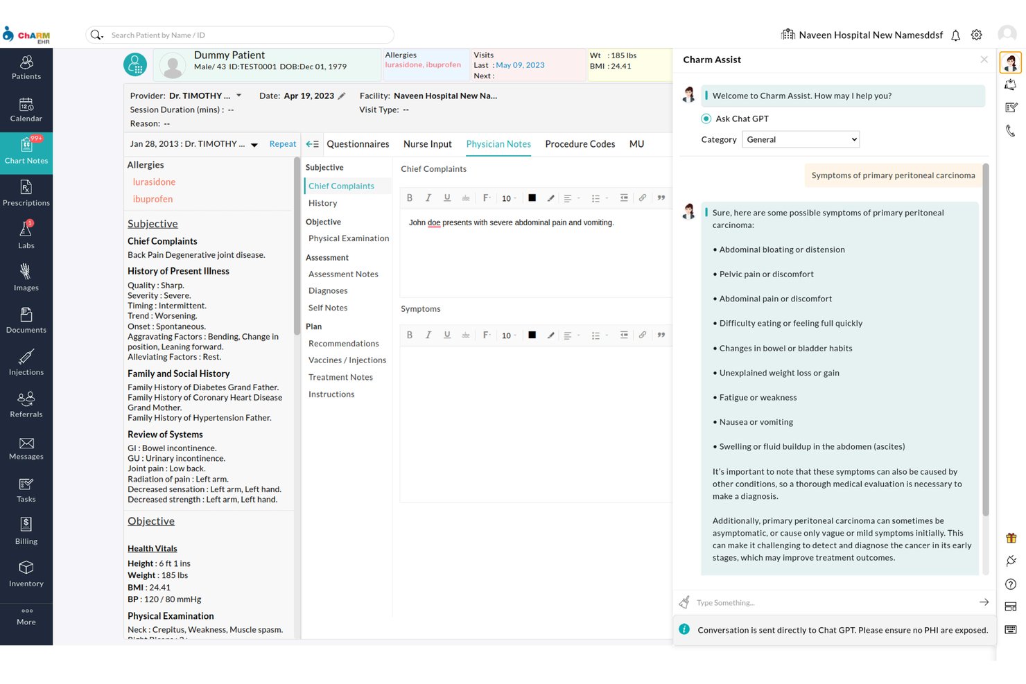 CharmHealth screenshot - 10 Best AI EMR Software in 2026