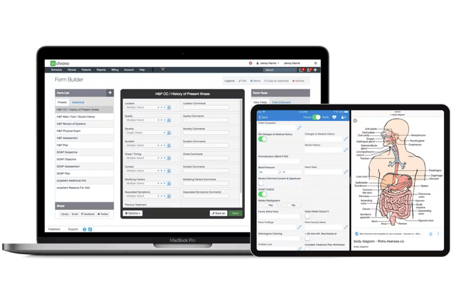 DrChrono screenshot - 10 Meilleurs Logiciels de Gestion de Cabinet Privé en 2026