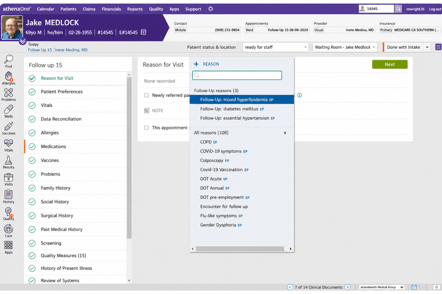 athenahealth (athenaOne) screenshot - 10 Meilleurs Logiciels de Gestion de Cabinet Privé en 2026