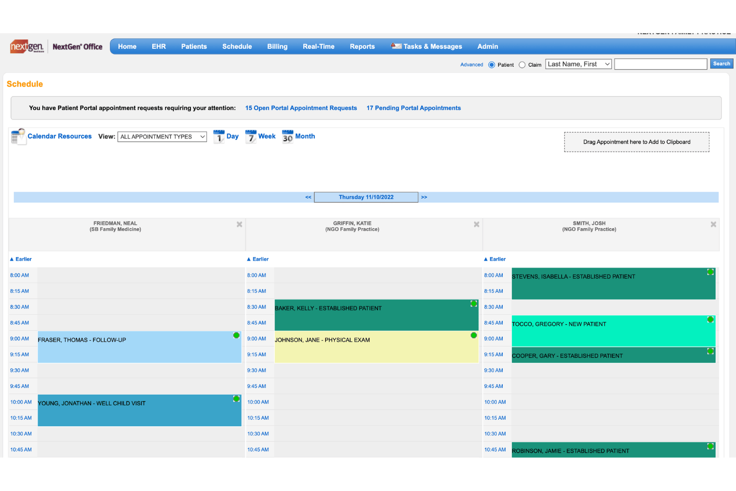 NextGen Healthcare screenshot - 10 Meilleurs Logiciels de Gestion de Cabinet Privé en 2026