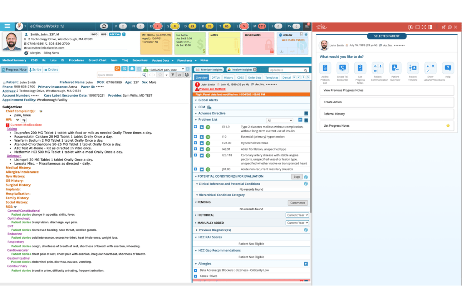 eClinicalWorks screenshot - 10 Meilleurs Logiciels de Gestion de Cabinet Privé en 2026