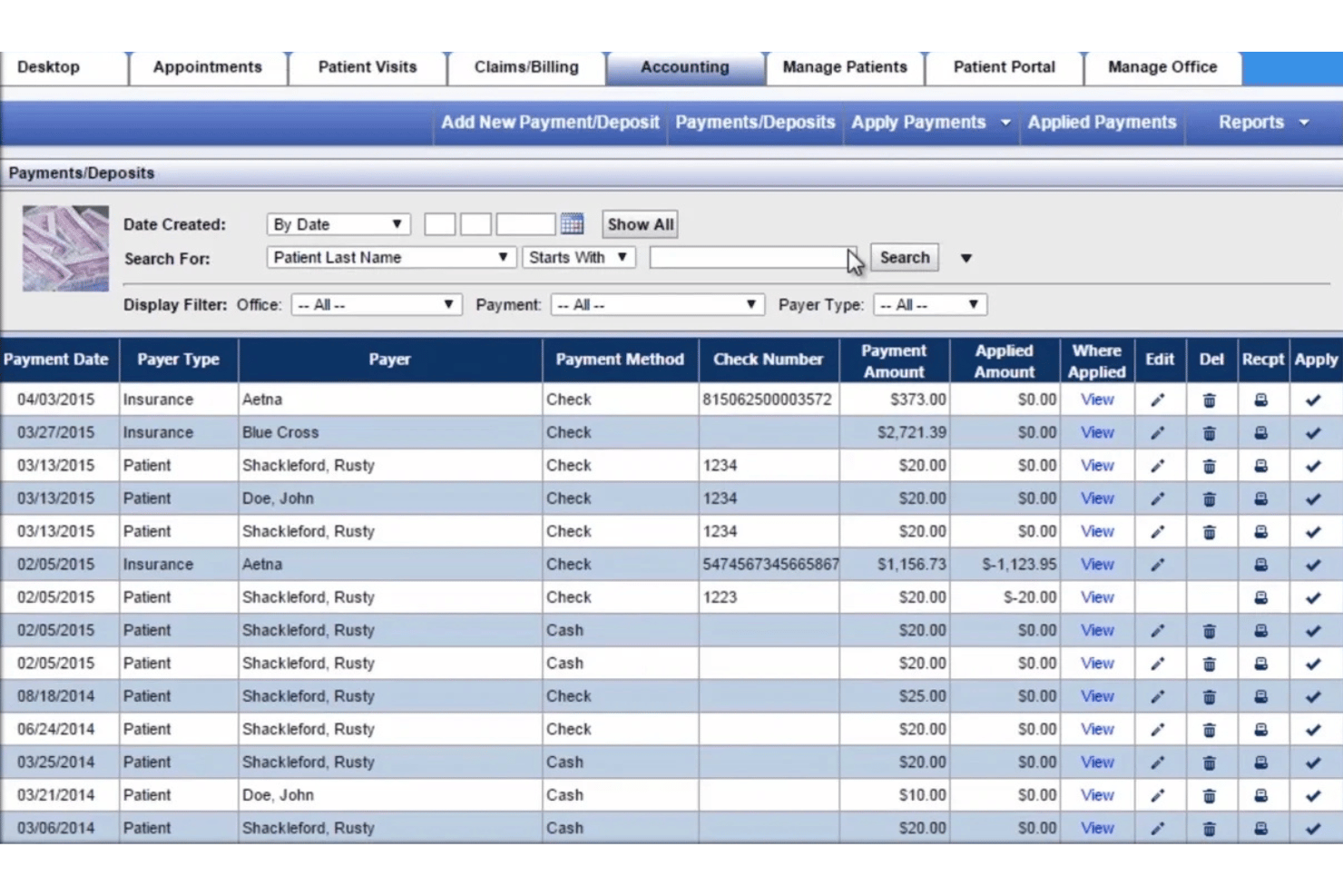 Office Ally Practice Mate screenshot - 10 beste cloudbasierte Abrechnungssoftwares für das Gesundheitswesen in 2026