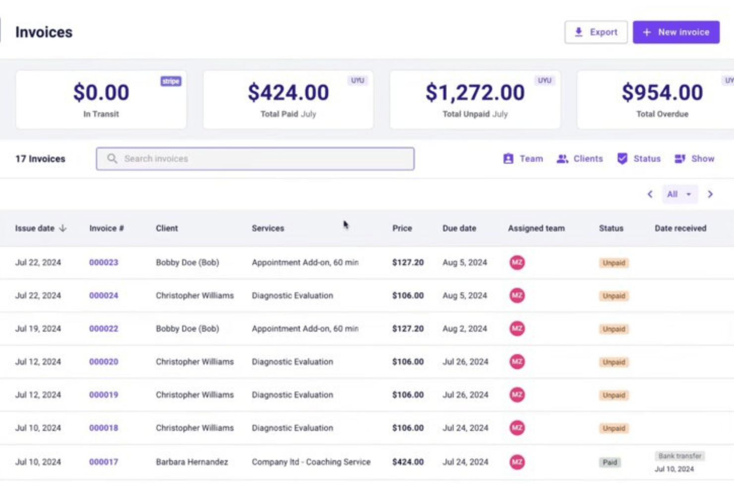 Carepatron screenshot - 10 beste cloudbasierte Abrechnungssoftwares für das Gesundheitswesen in 2026