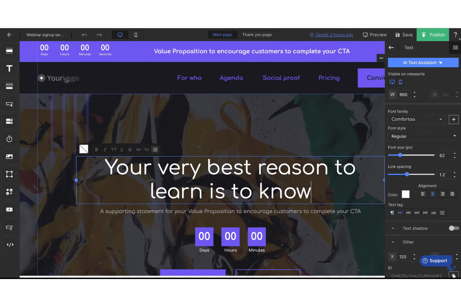 Landingi screenshot - 10 Best Unbounce Alternatives in 2026
