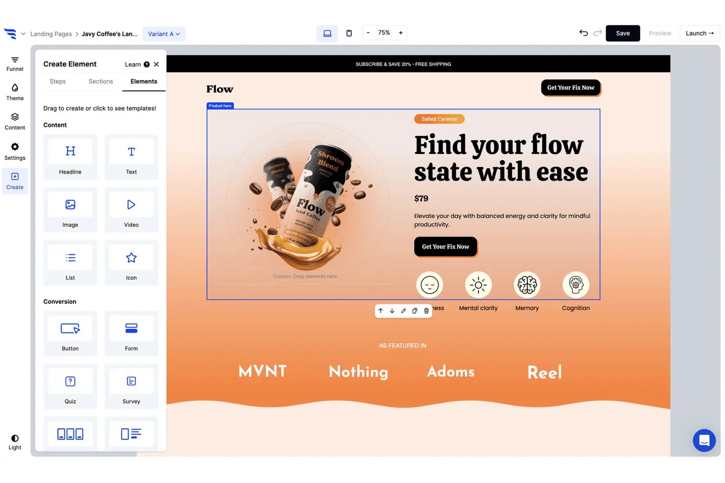 ConvertFlow screenshot - 10 Best Unbounce Alternatives in 2026