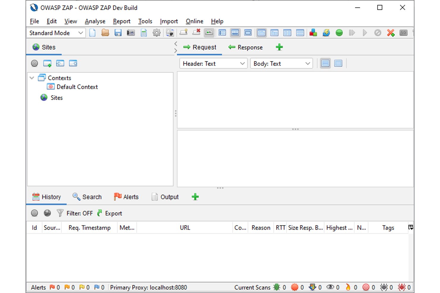 OWASP ZAP (Zed Attack Proxy) screenshot - 10 beste Tools für Penetrationstests von Webanwendungen im Jahr 2026