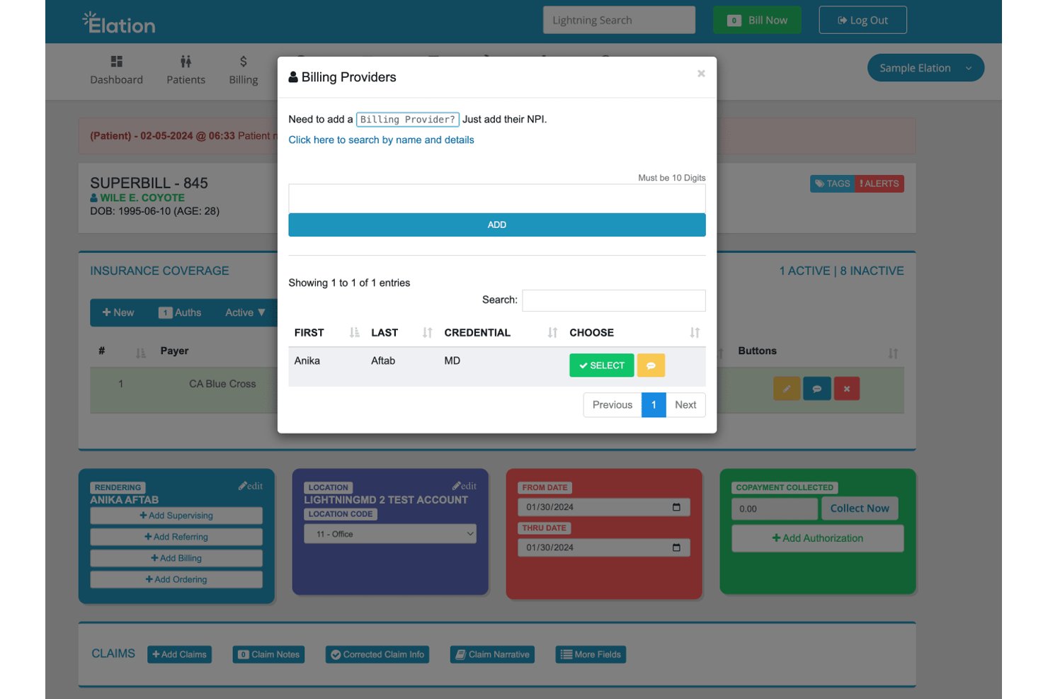 Elation Health screenshot - 10 beste EMR-Abrechnungssoftwares im Jahr 2026