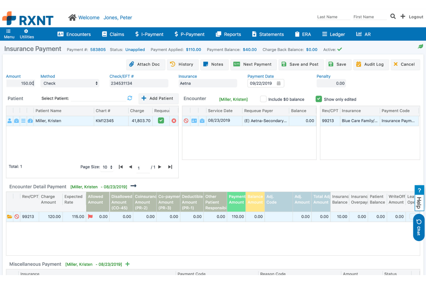 RXNT screenshot - 10 beste EMR-factureringssoftware in 2026