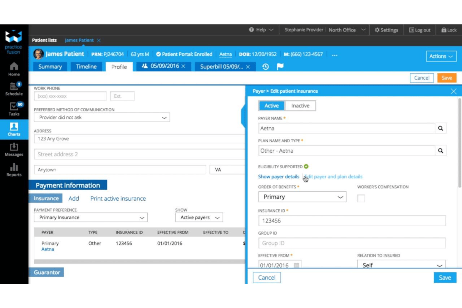 Practice Fusion screenshot - 10 beste EMR-Abrechnungssoftwares im Jahr 2026