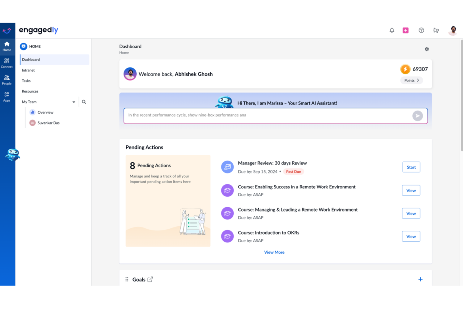 Engagedly screenshot - 10 Best Gamification Software for Employee Engagement Reviewed in 2026