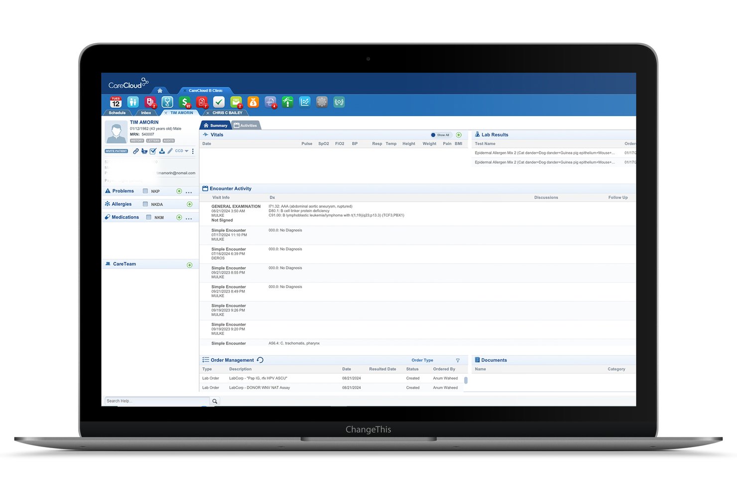 CareCloud screenshot - 10 beste Cloud-EHR-Softwarelösungen im Jahr 2026