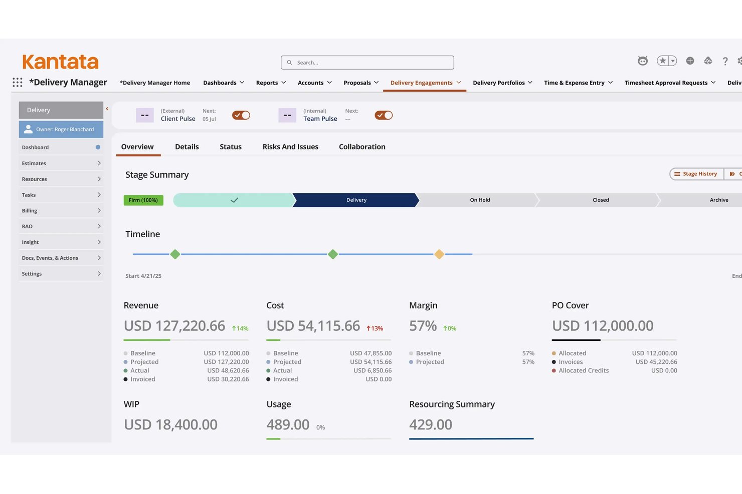 Kantata screenshot - 10 Best Business Management Software for Professional Services in 2026