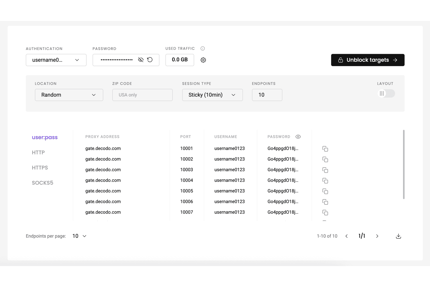 Decodo (formerly Smartproxy) screenshot - 10 Best Residential Proxy Providers in 2026