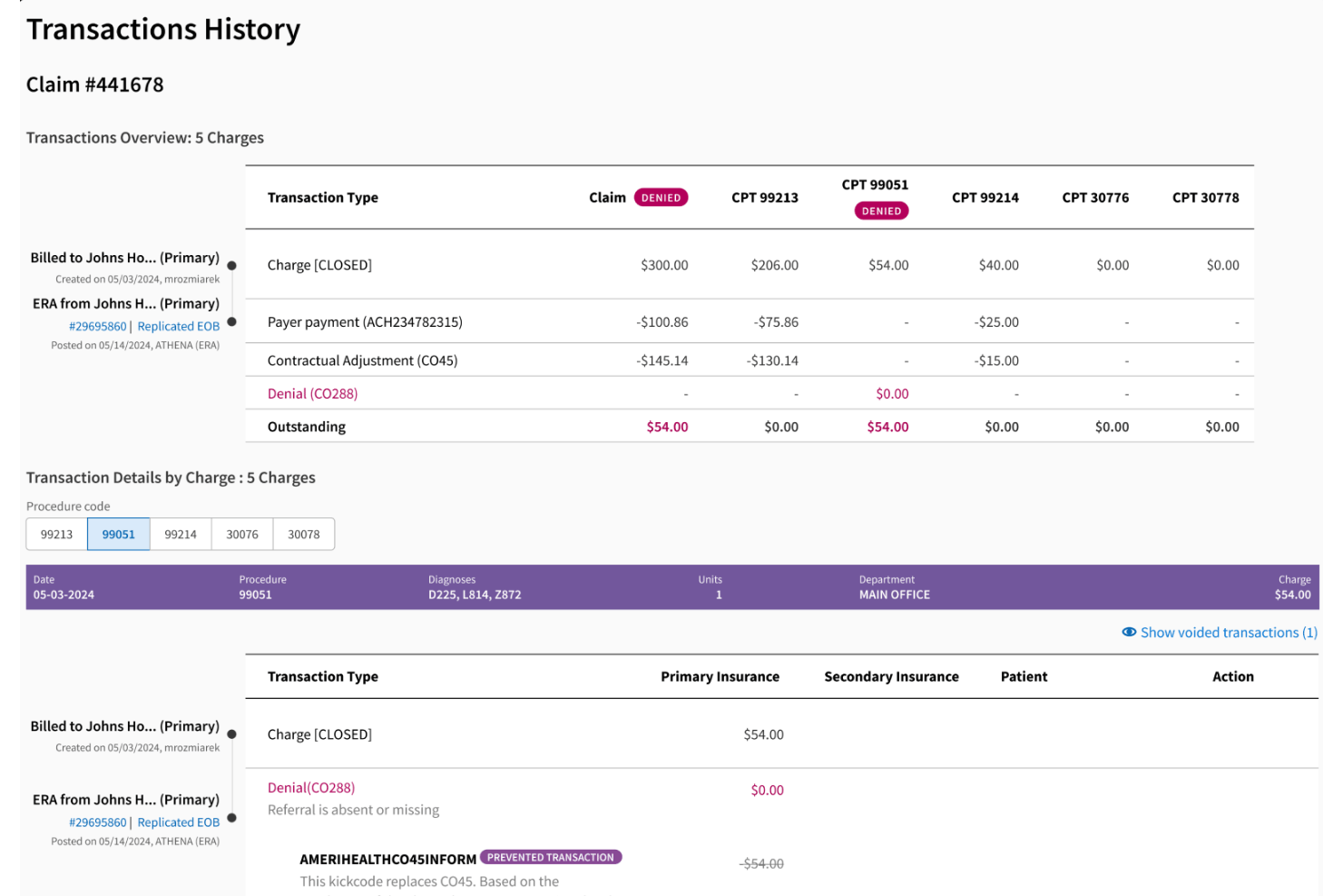 athenahealth screenshot - 10 meilleurs logiciels automatisés de facturation médicale en 2026