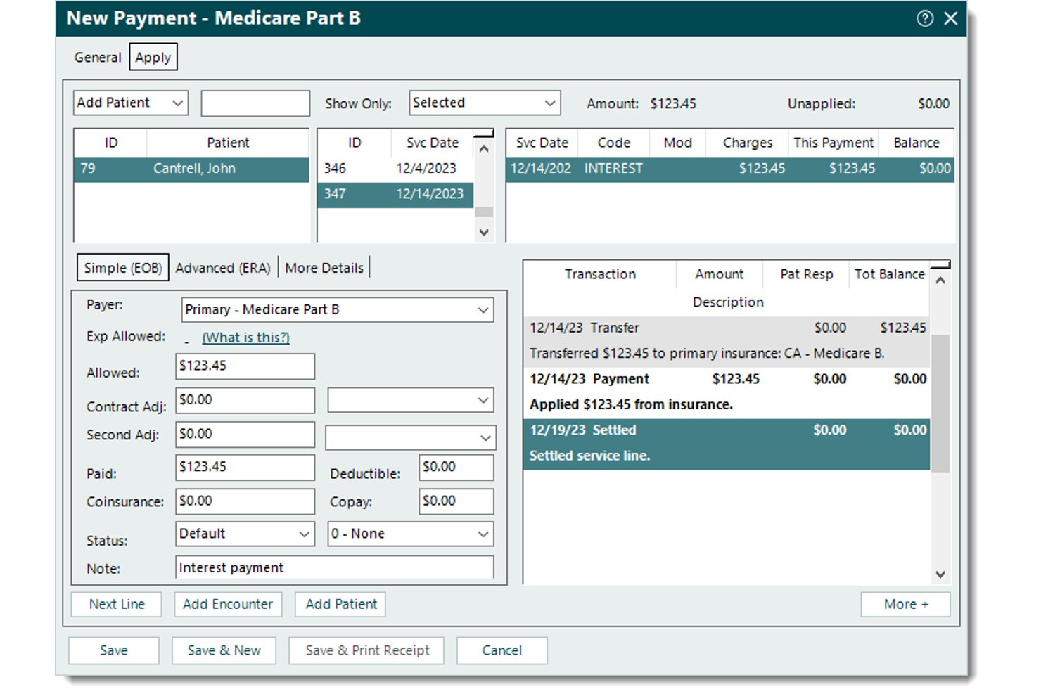Tebra screenshot - 10 meilleurs logiciels de facturation médicale abordables en 2026