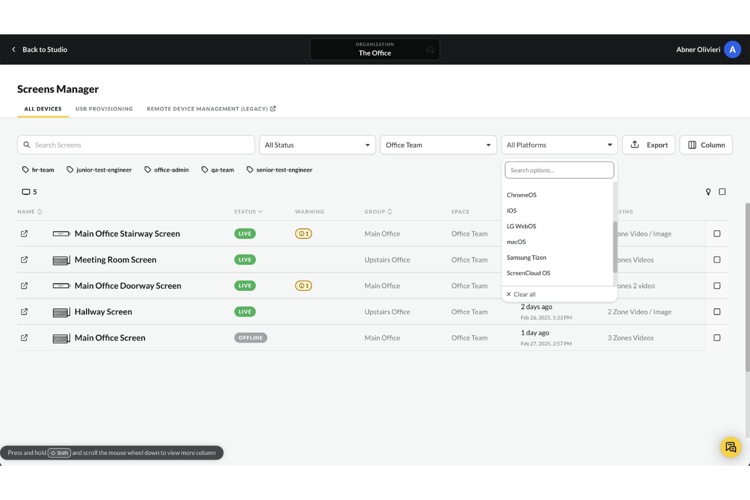 ScreenCloud screenshot - 10 Best Retail Digital Signage Software in 2026