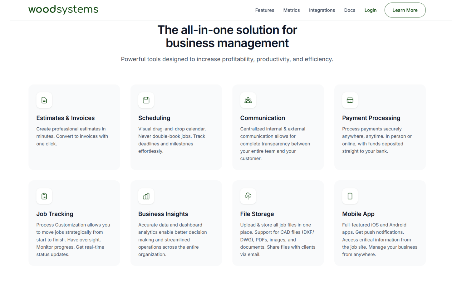 Woodsystems screenshot - 10 meilleurs logiciels de gestion d’atelier de menuiserie en 2026