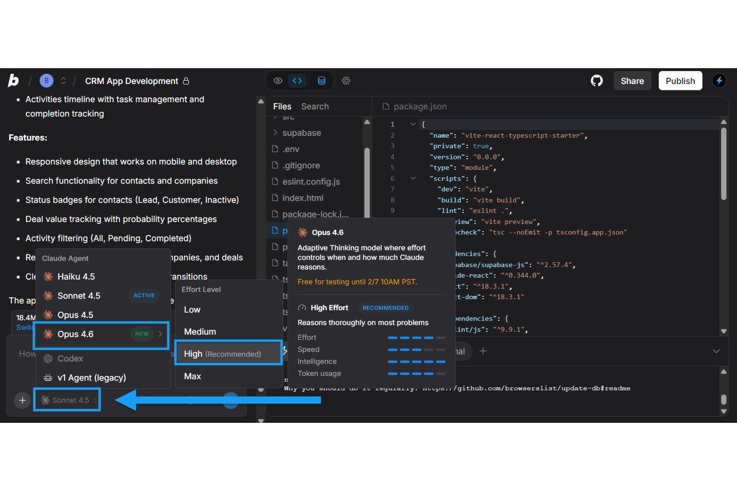 Bolt screenshot - 10 Best AI App Builders in 2026
