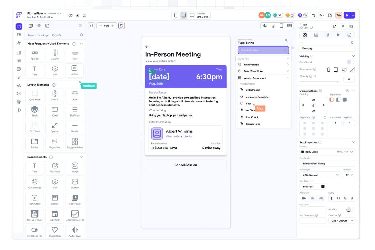 FlutterFlow screenshot - 10 Best AI App Builders in 2026