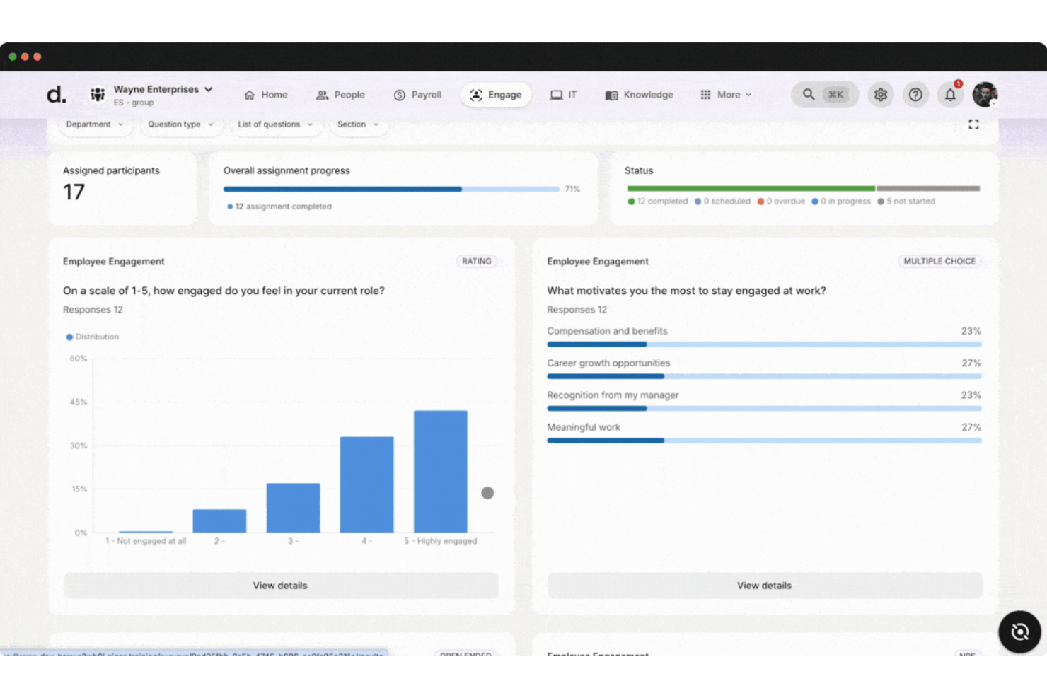 Deel Engage screenshot - 10 Best Career Management Software for Remote Teams in 2026