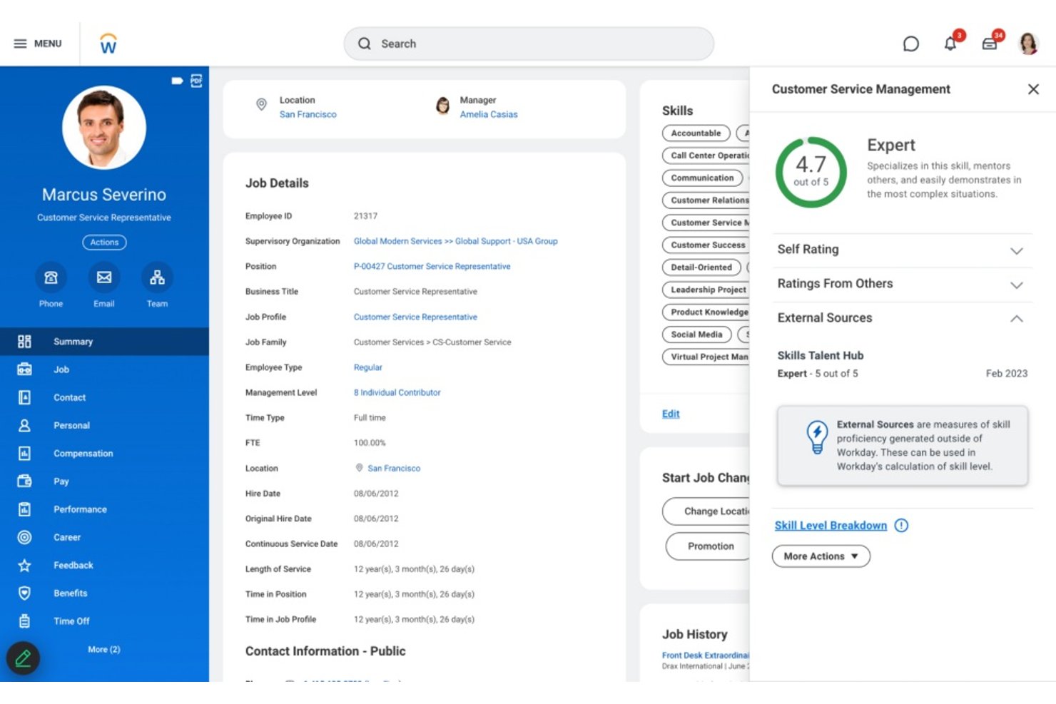 Workday screenshot - 10 Best Career Management Software for Remote Teams in 2026