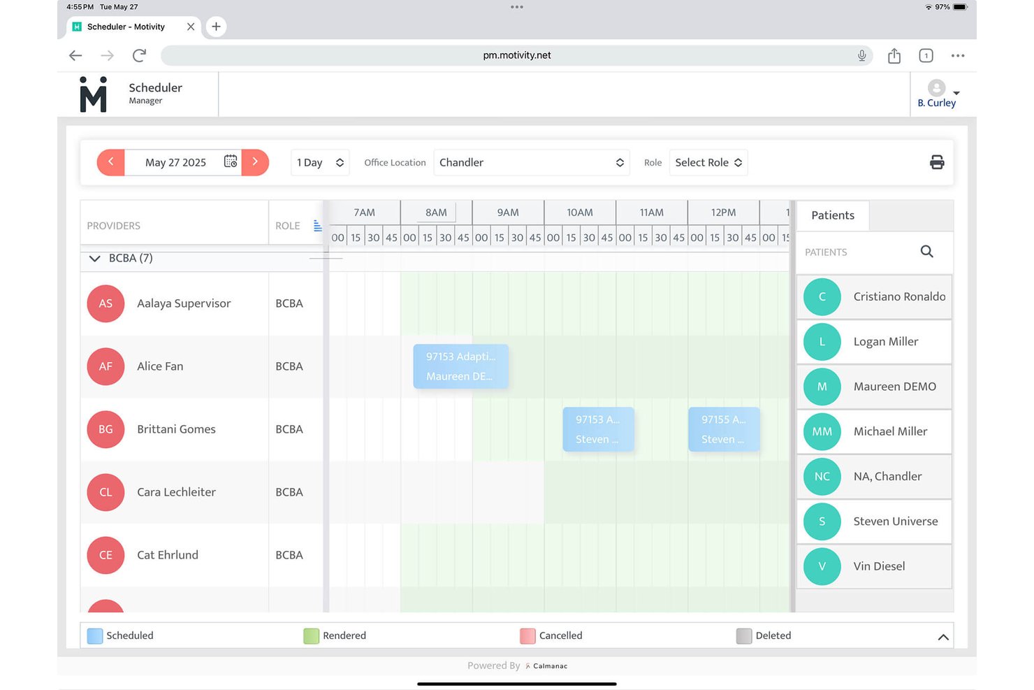 Motivity screenshot - 10 Best ABA Billing Software in 2026