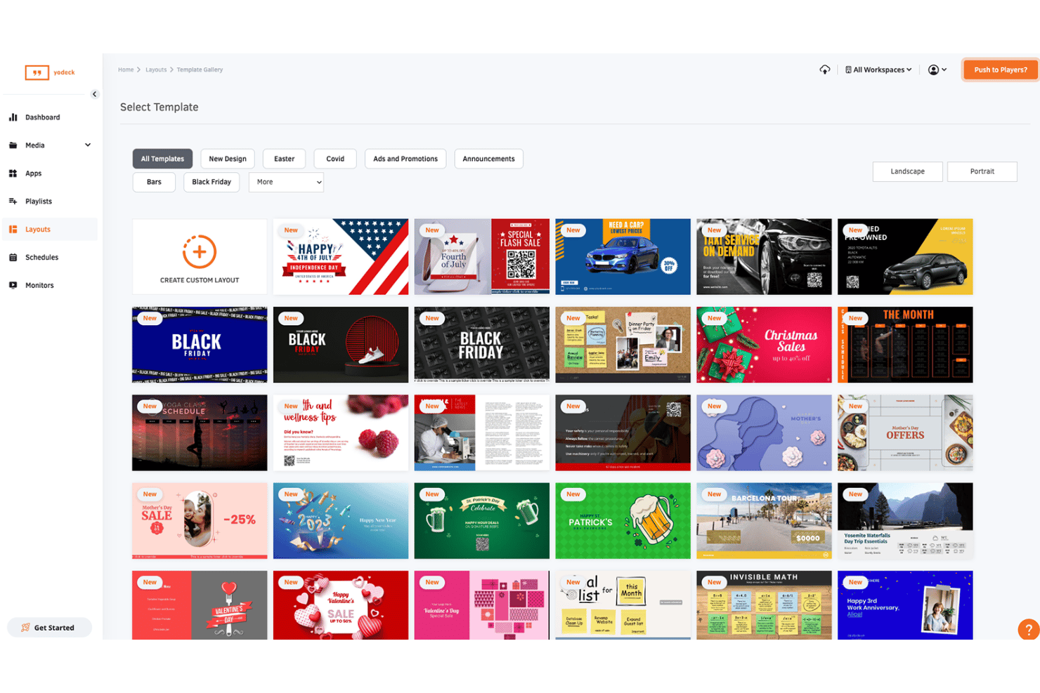 Yodeck screenshot - 10 Best Restaurant Digital Signage Software in 2026