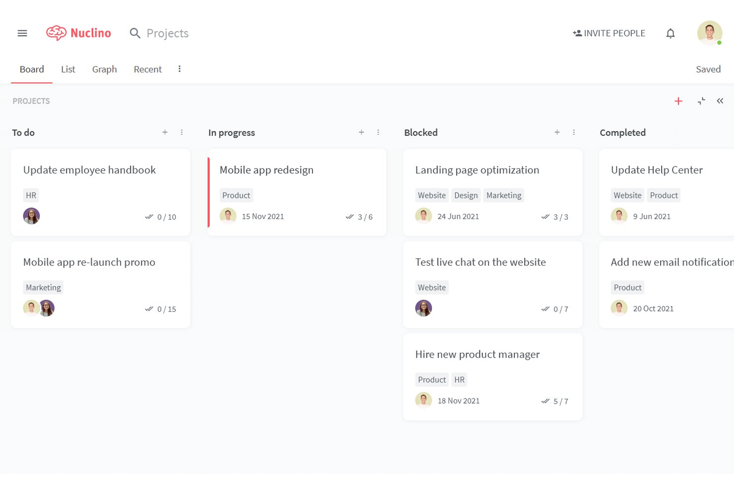 Nuclino screenshot - Die 10 besten Enterprise-Wissensmanagement-Softwarelösungen 2026