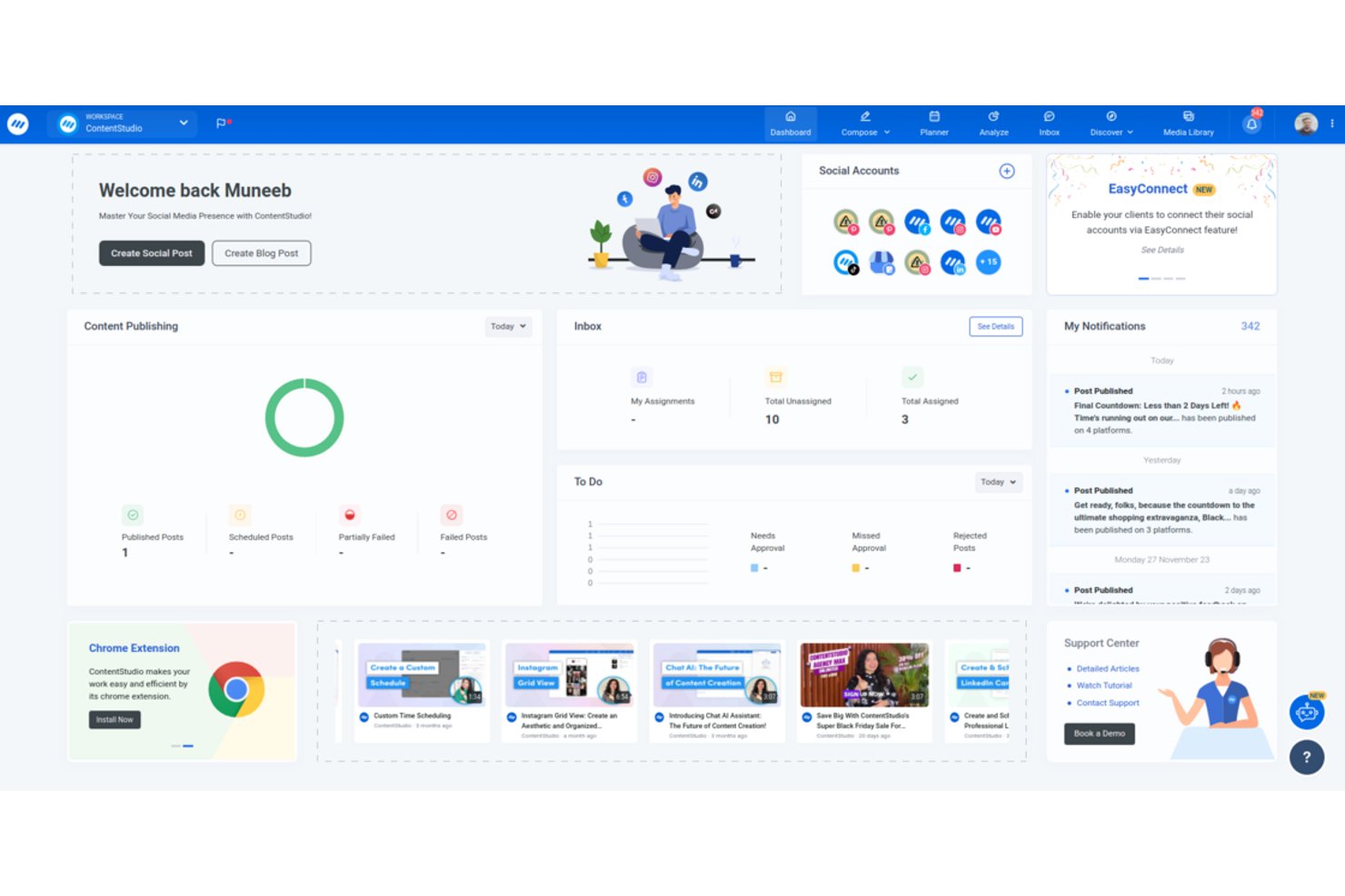 ContentStudio screenshot - 10 Best Content Discovery Tools in 2026