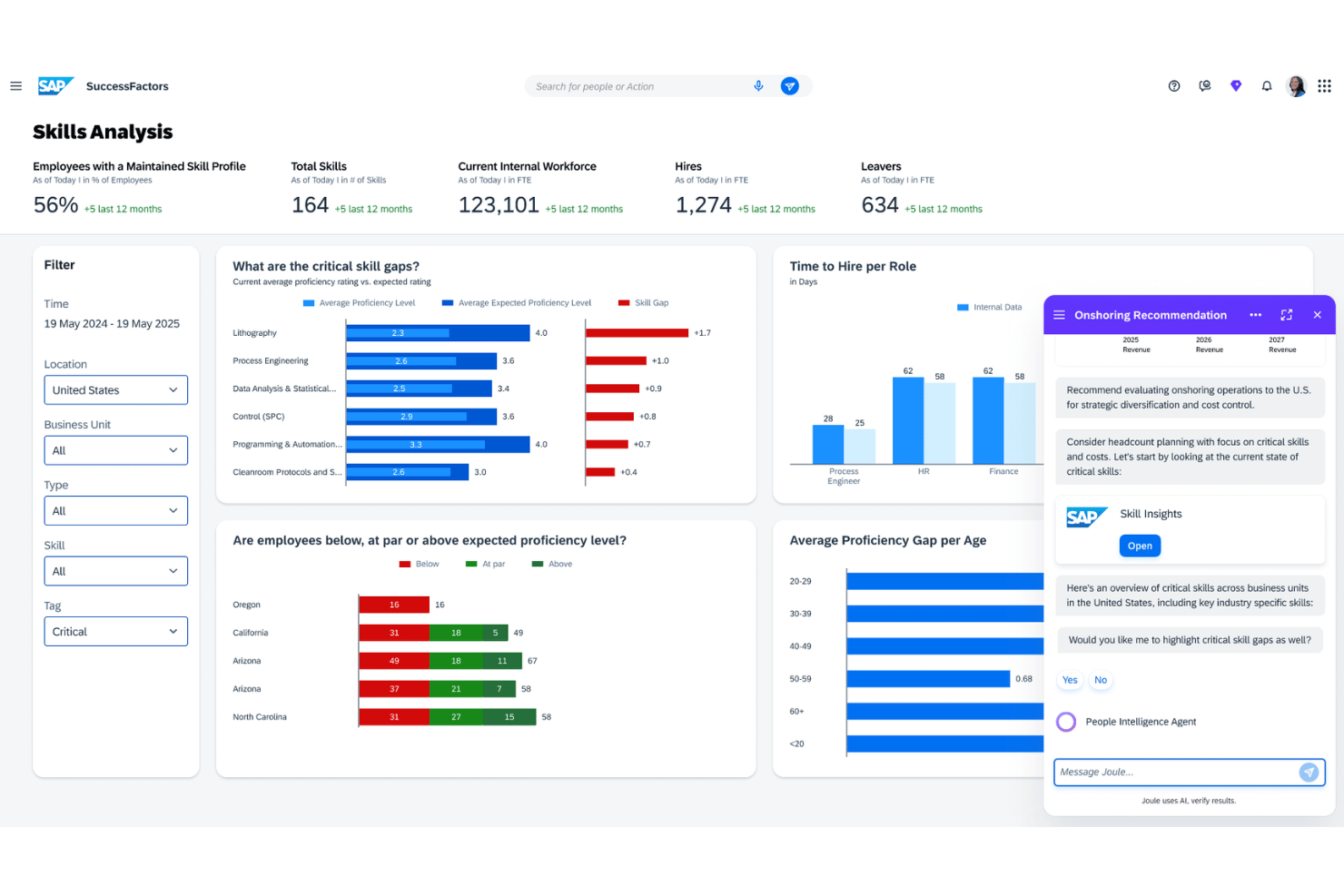 SAP SuccessFactors screenshot - 10 Best Skills Management Software for Enterprises in 2026