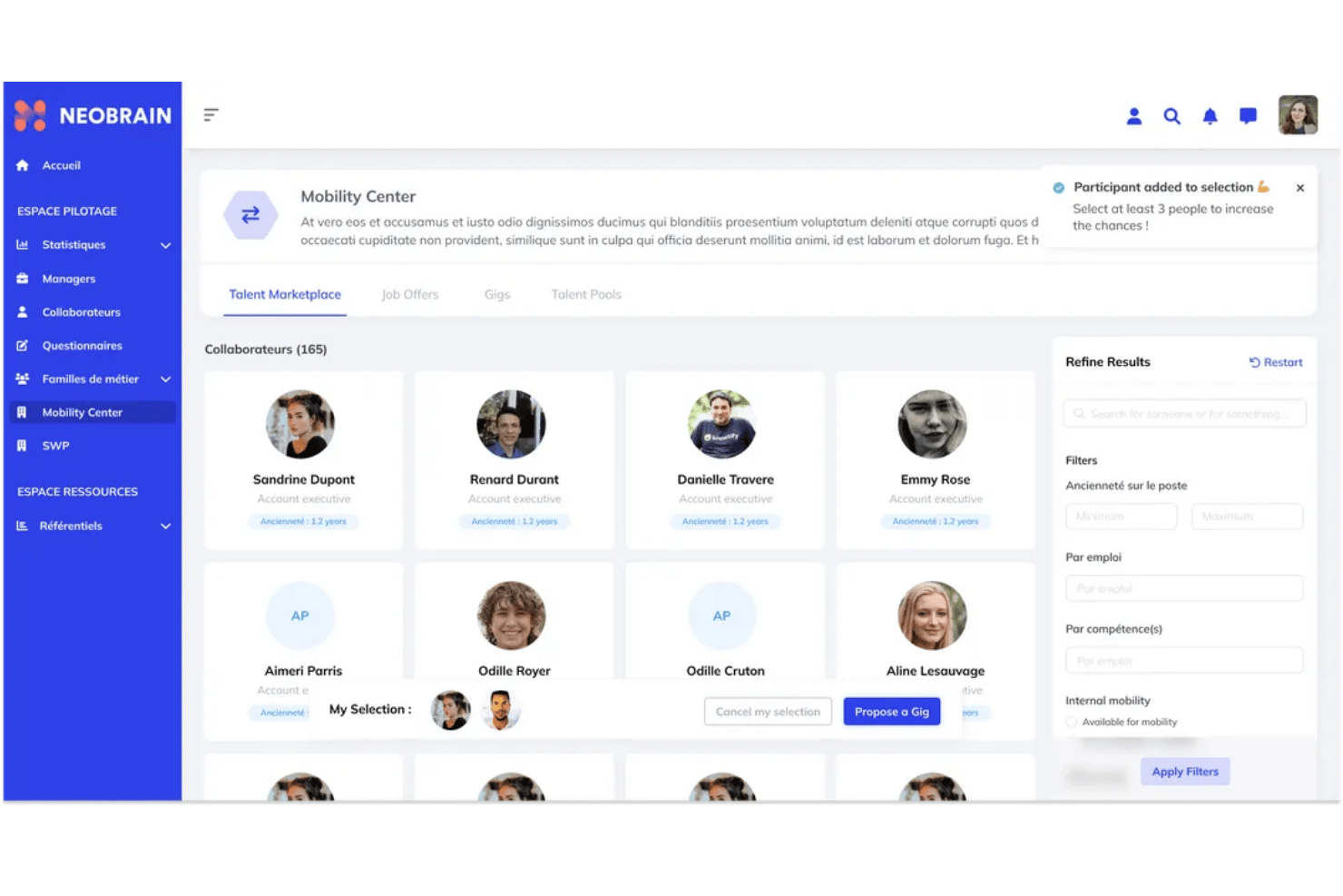 Neobrain screenshot - 10 Best Skills Management Software for Enterprises in 2026