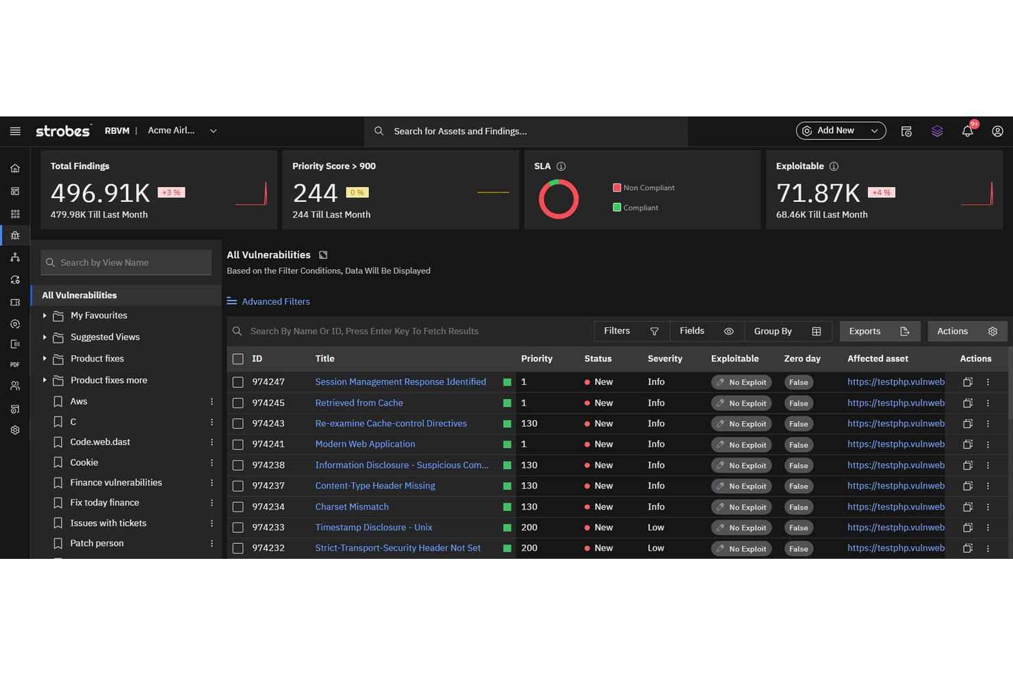 Strobes RBVM screenshot - 10 Best Risk-Based Vulnerability Management Software in 2026
