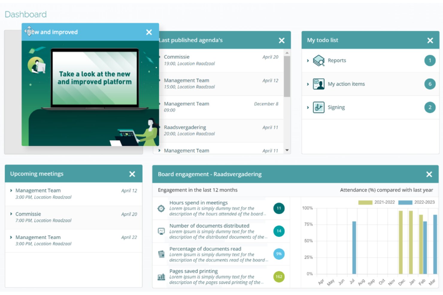 iBabs screenshot - 10 Best Enterprise Meeting Management Software in 2026