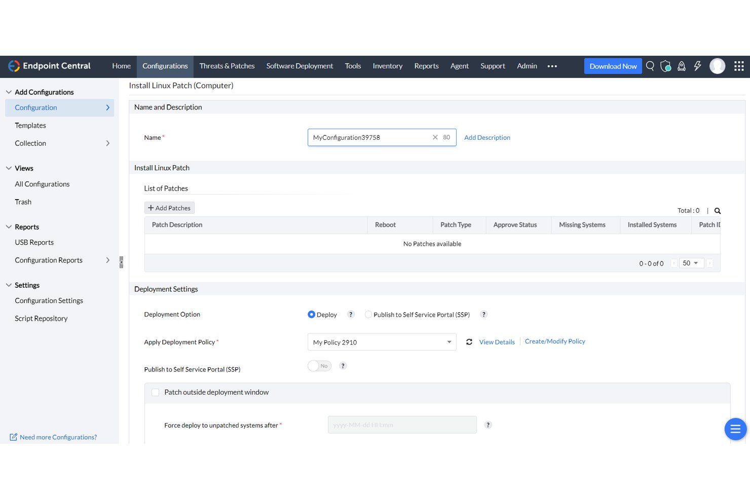 ManageEngine Patch Manager Plus screenshot - 10 Best Linux Patch Management Software in 2026