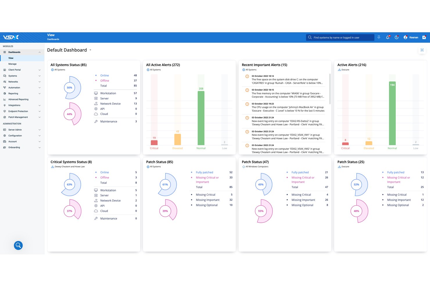 Kaseya VSA screenshot - 10 Best Enterprise United IT Management Platforms in 2026