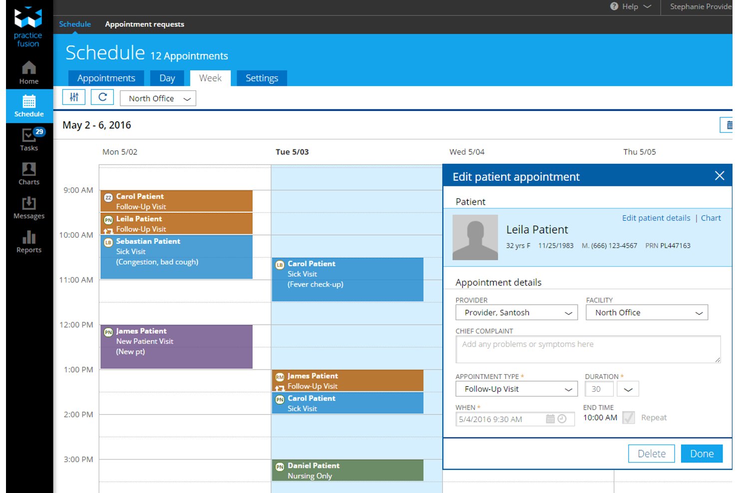 Practice Fusion screenshot - 10 Mejores Software de Programación EMR en 2026
