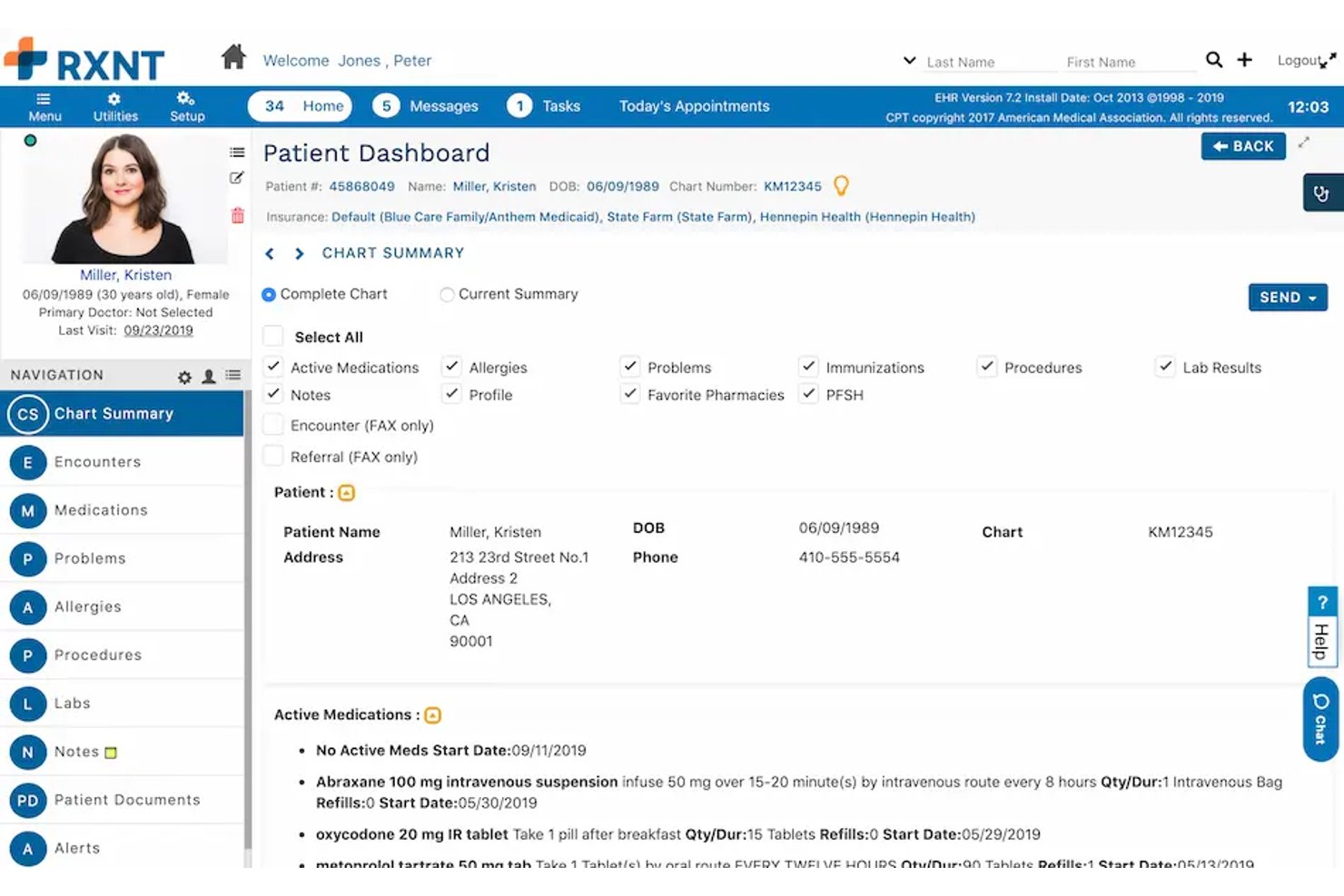 RXNT screenshot - 10 migliori software di fatturazione medica all’ingrosso nel 2026