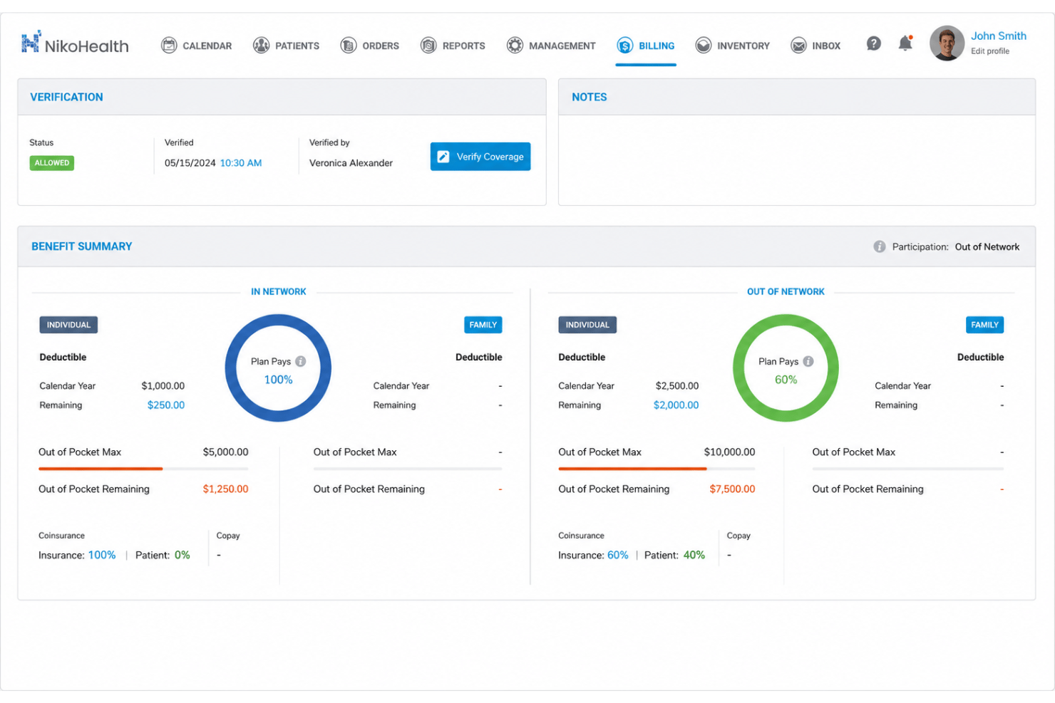 NikoHealth screenshot - 10 Best DME Billing Software in 2026