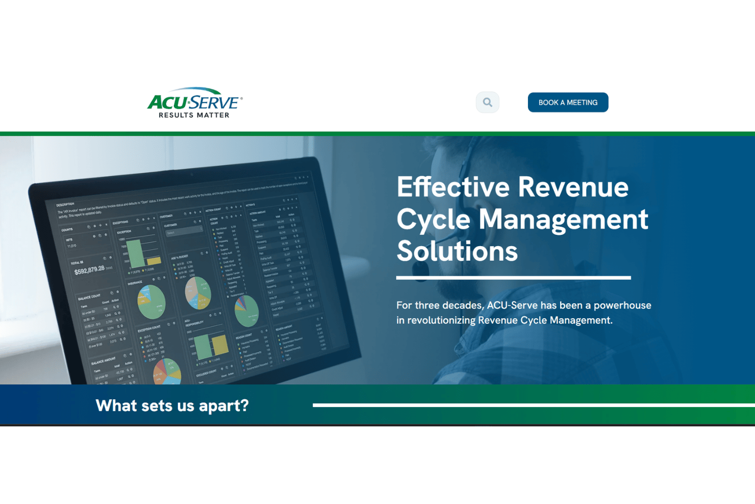 AcuServe screenshot - 10 beste factureringssoftware voor DME in 2026